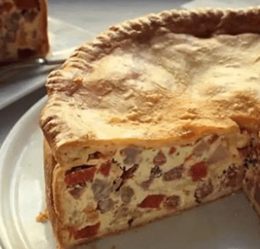 🥓 Pizza Rustica (Savory Easter Pie)